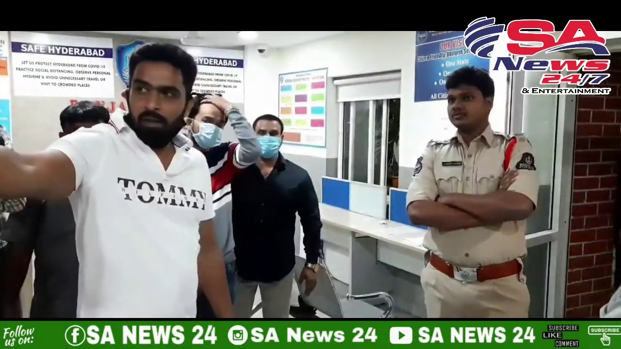 Majid Hussain Angry On Police Officer's Bajanrahills Police Station And 2Innocent Swgy Delivery boy
