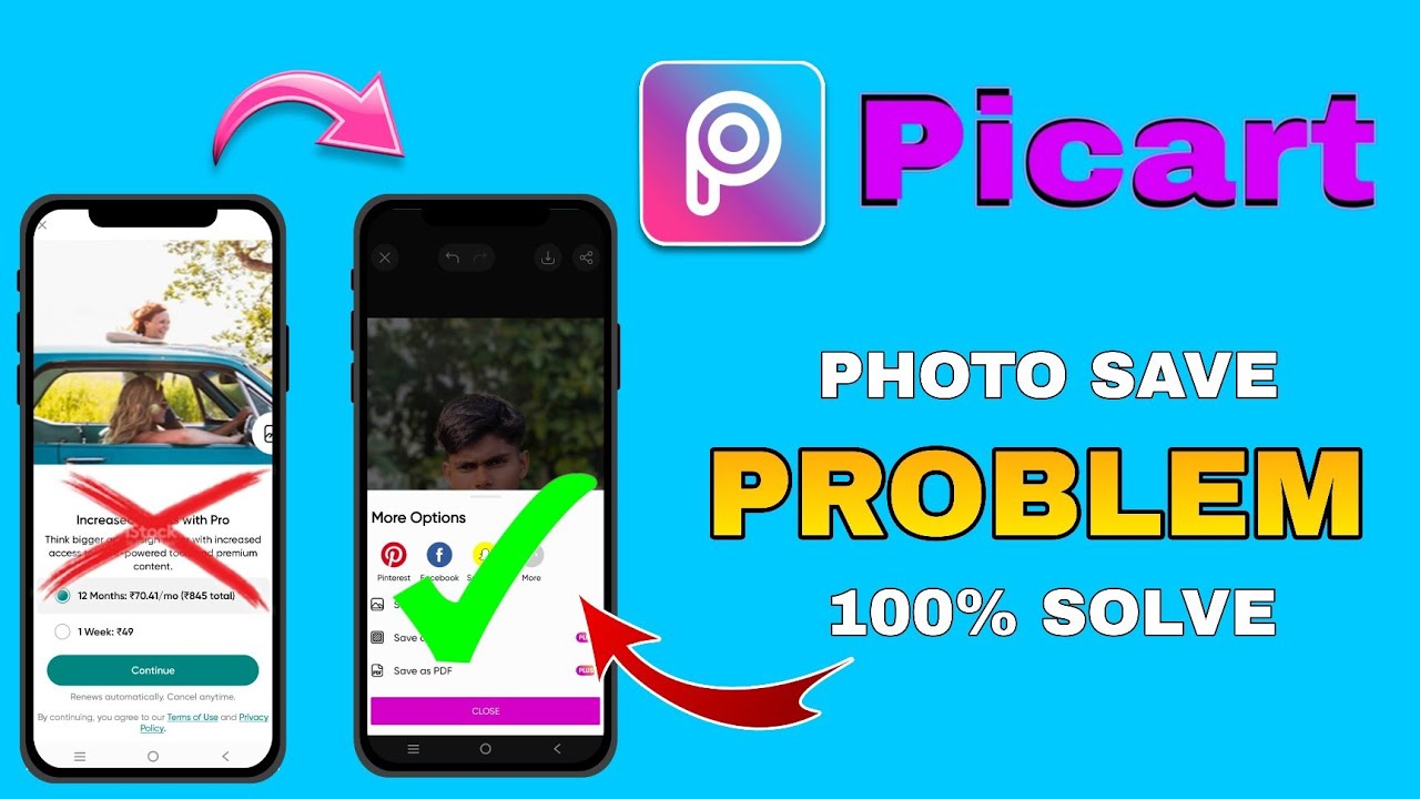 Picsart Photo Save Problem Solve | Picsart Me Photo Save Kaise Kare  | PicsArt App 2025