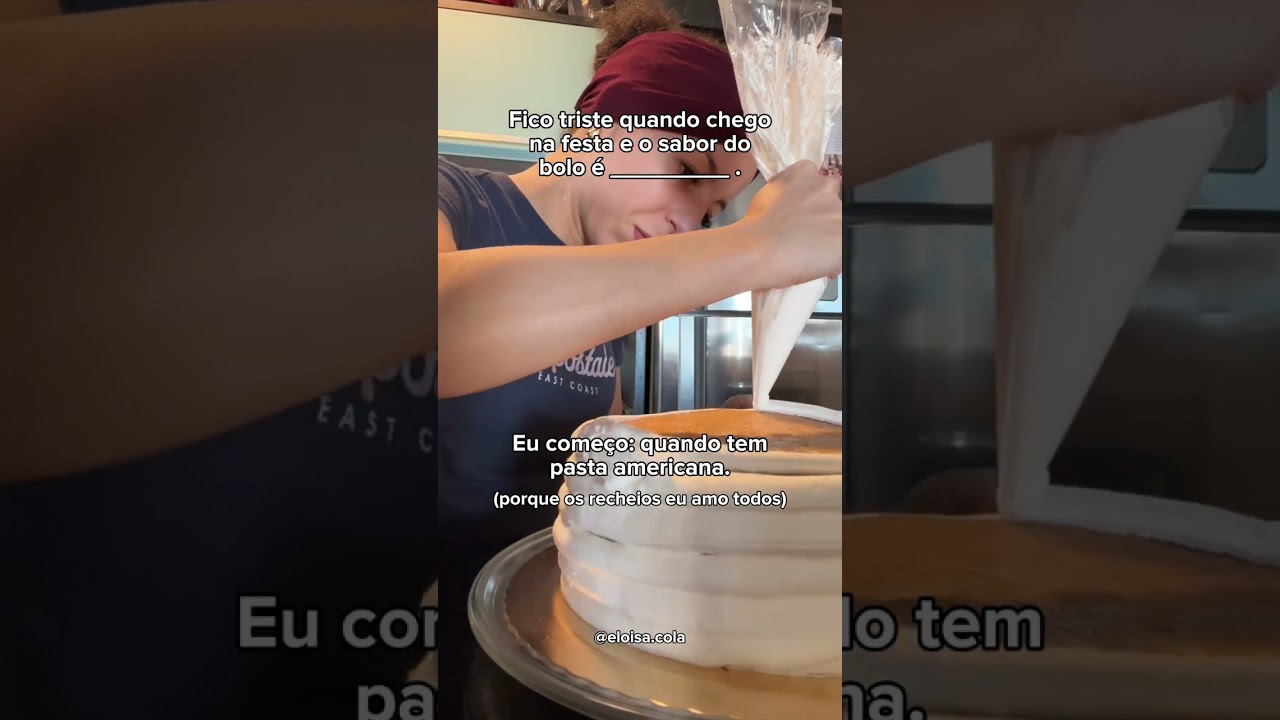 O meu único inimigo é a pasta americana, porque amo todos os recheios!