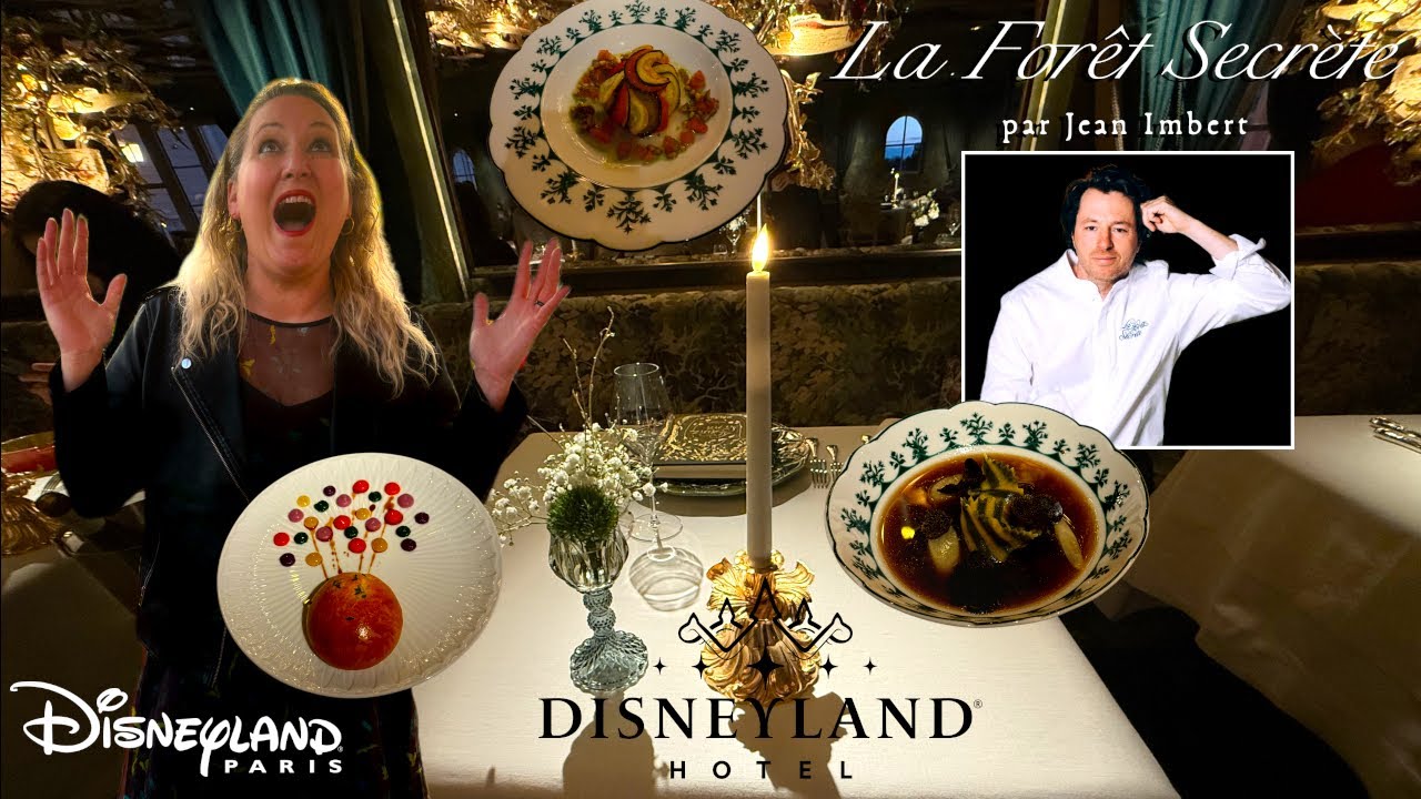 DECOUVERTE DU NOUVEAU RESTAURANT LA FORET SECRETE PAR JEAN IMBERT A DISNEYLAND PARIS