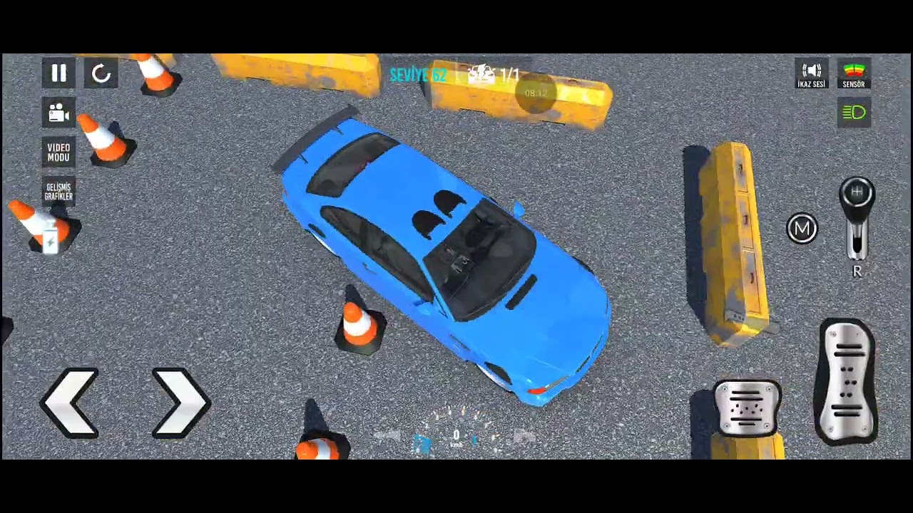 Car parking 3 d de görev yaptım