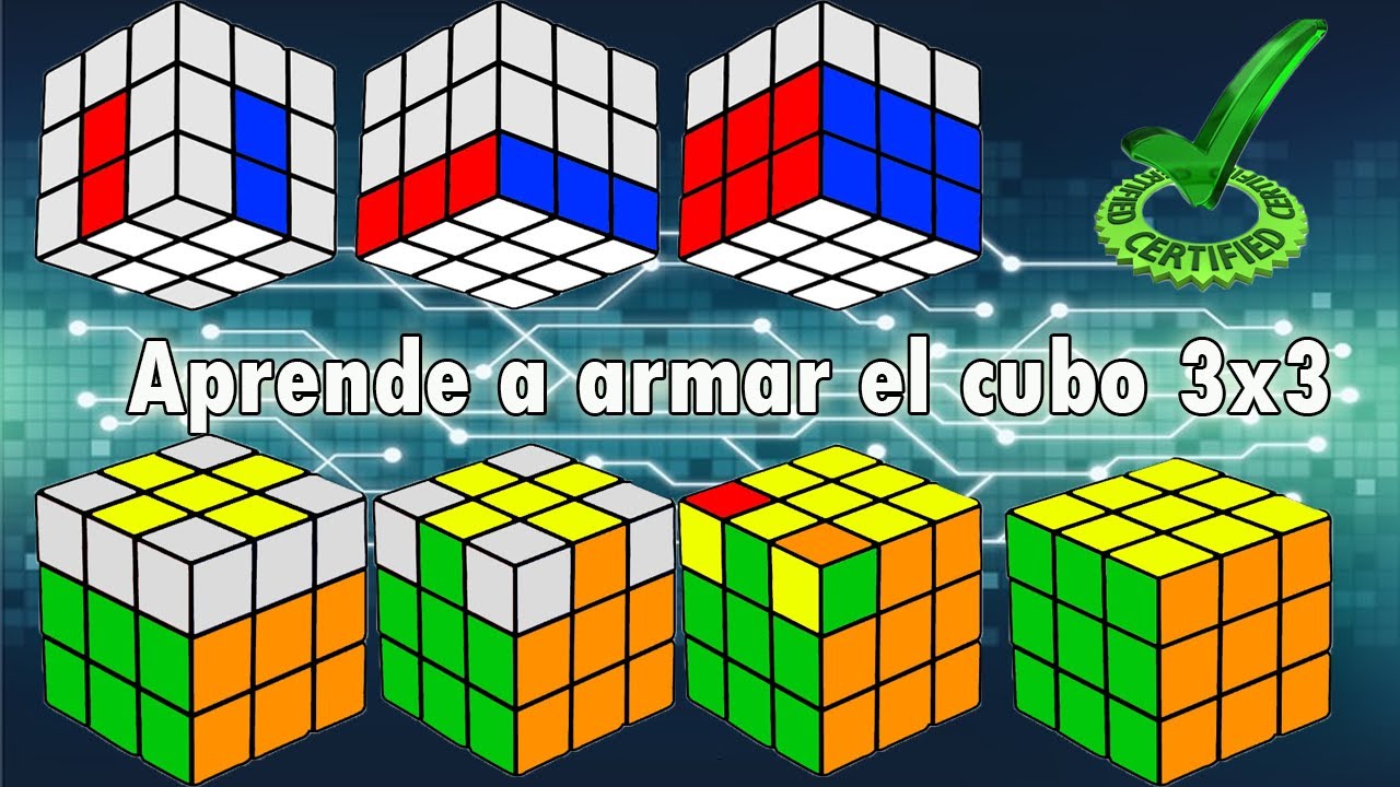 Cómo armar un CUBO RUBIK 3x3 desde 0