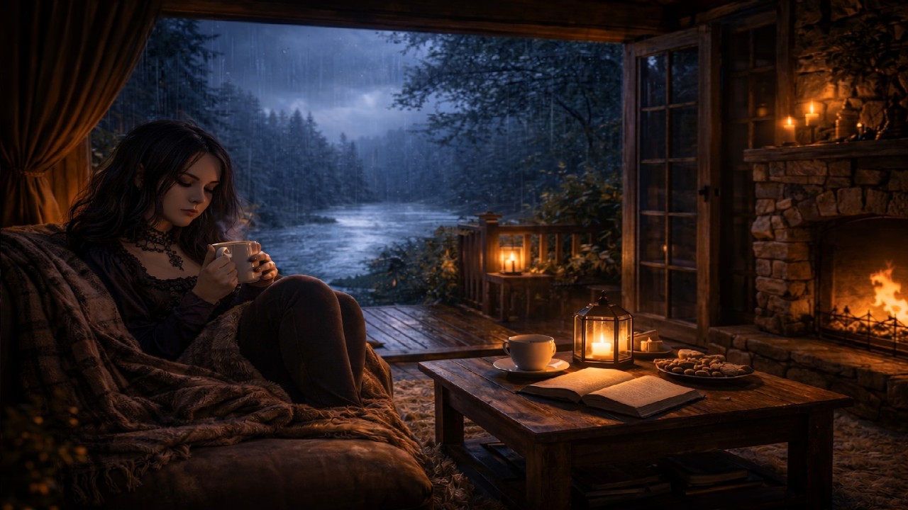Shelter from the Rain | Gothic Ambience for Relax and Sleep