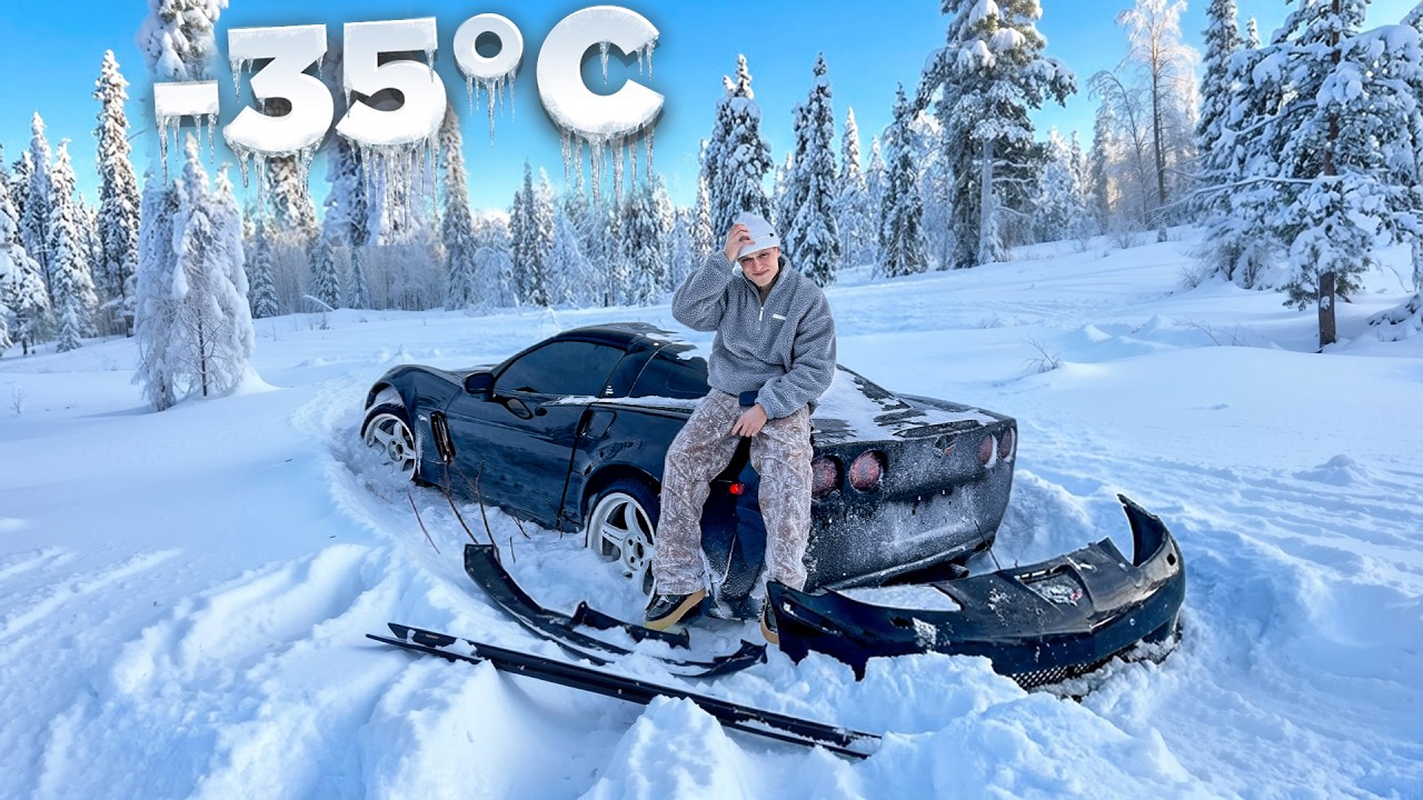 Corvette C6 Z06 from Hell vs. the Arctic! - Will it survive?