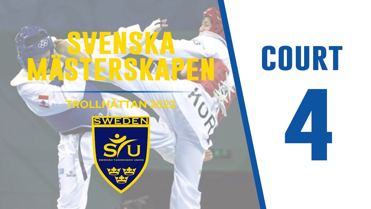 Svenska Mästerskapen Taekwondo - Trollhättan 2022 - Court 4