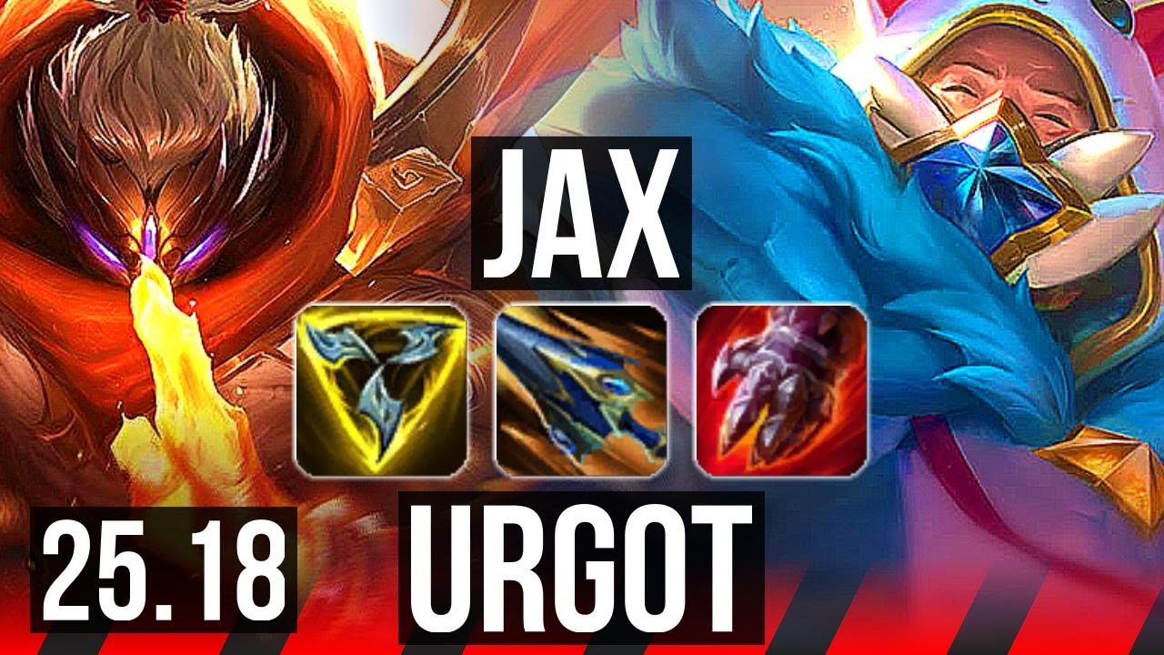 JAX vs URGOT (TOP) | 8/3/15 | KR Master | 25.18