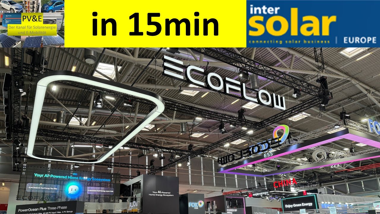 Intersolar in unter 15min: Alles zu Balkonkraftwerken mit Speicher und etwas drumherum