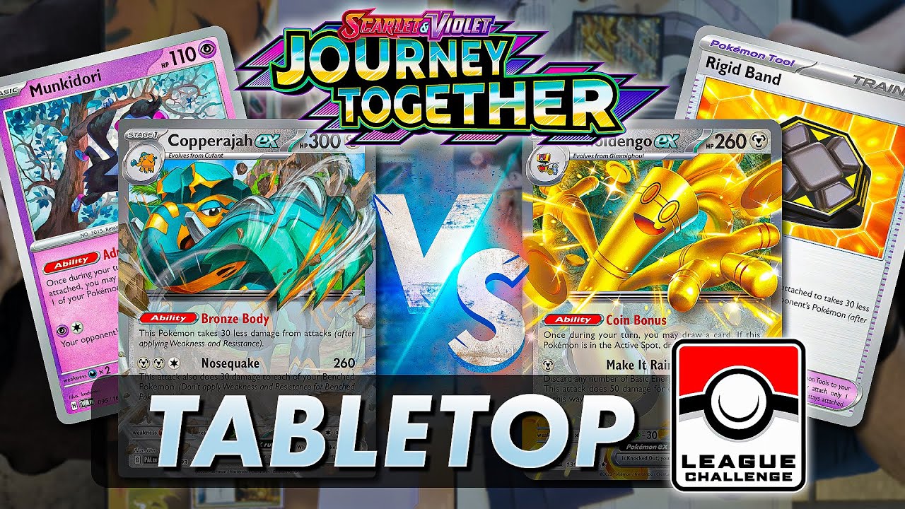 Copperajah ex vs Gholdengo ex (Finals)【Journey Together】League Challenge | Tabletop