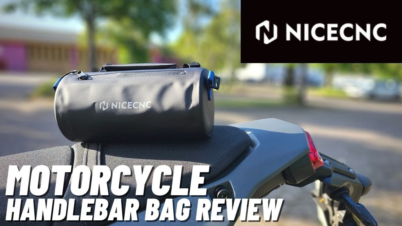NICECNC - Motorcycle Handlebar Barrel Storage Bag Review