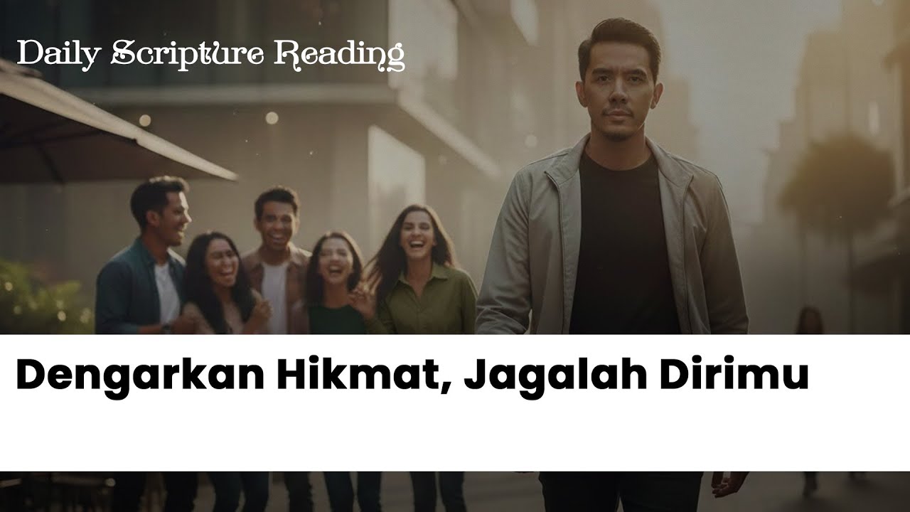 DENGARKAN HIKMAT, JAGALAH DIRIMU - Daily Scripture Reading 10 Februari 2026