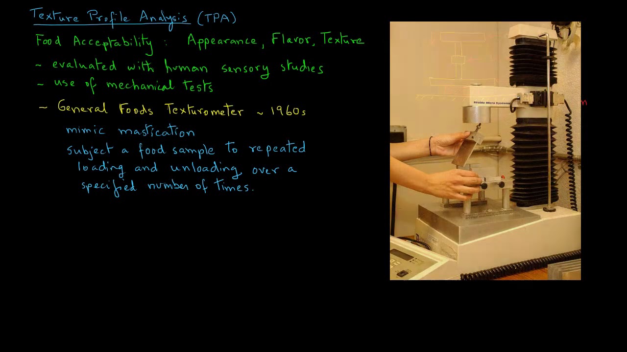Texture Profile Analysis