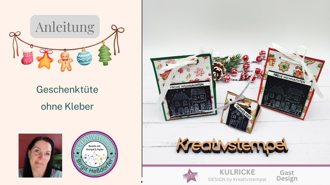 Sch&ouml;ne Geschenkt&uuml;te ohne Kleber in verschiedenen Gr&ouml;&szlig;en basteln