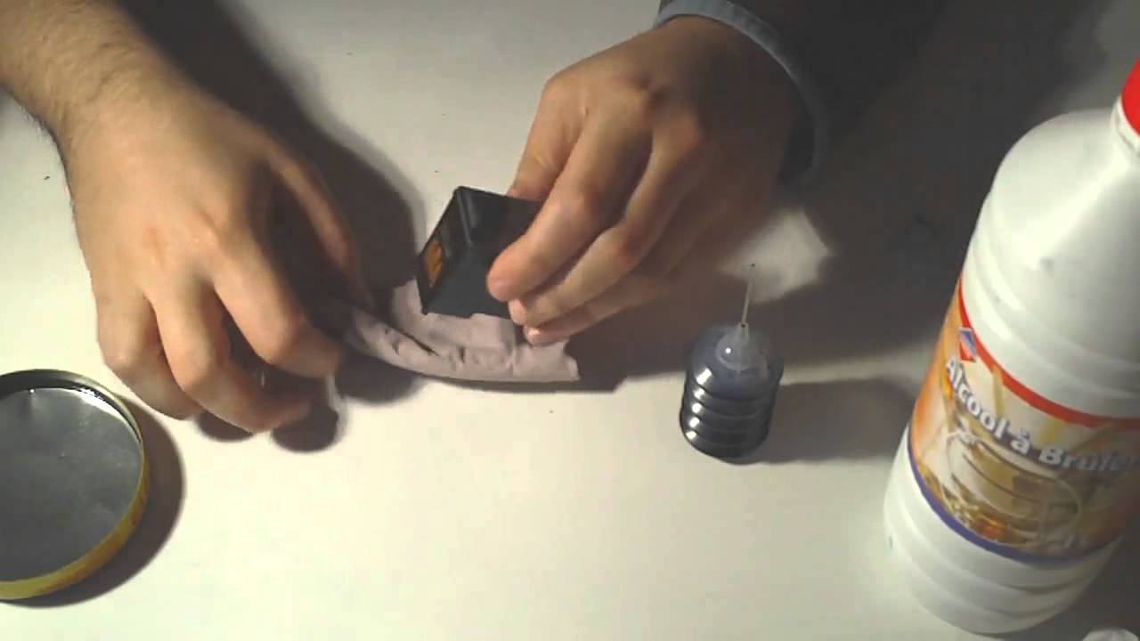 Recharge Cartouche d'encre HP + Nettoyage tête d'impression