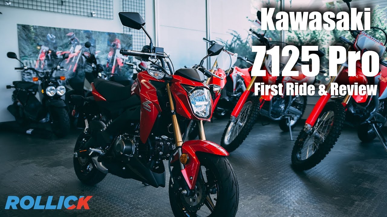 Обзор тест-драйва KAWASAKI Z125 PRO [Максимальная скорость]