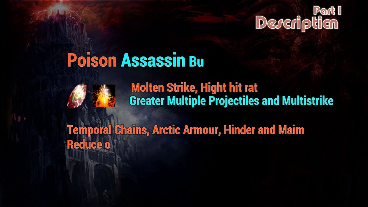 PoE 3 2 Shadow Build Uber Elder Shaper viable Poison Build for Assassin