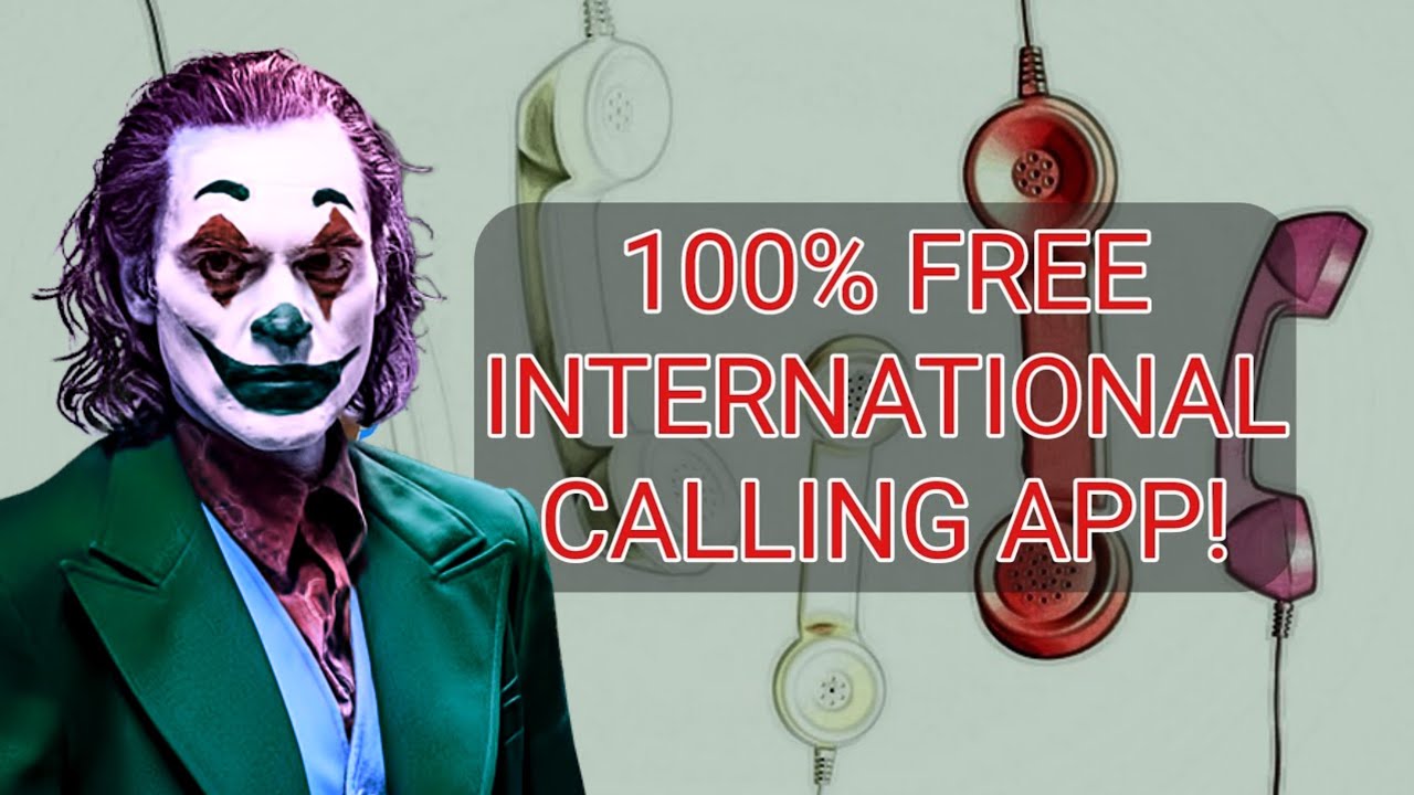 100% free international calling app!