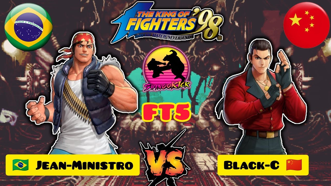 🔥Veterano Brasuka contra el Chino🔥🇧🇷Jean_Ministro🇧🇷🆚🇨🇳Black-C🇨🇳 FT3 #kof98 