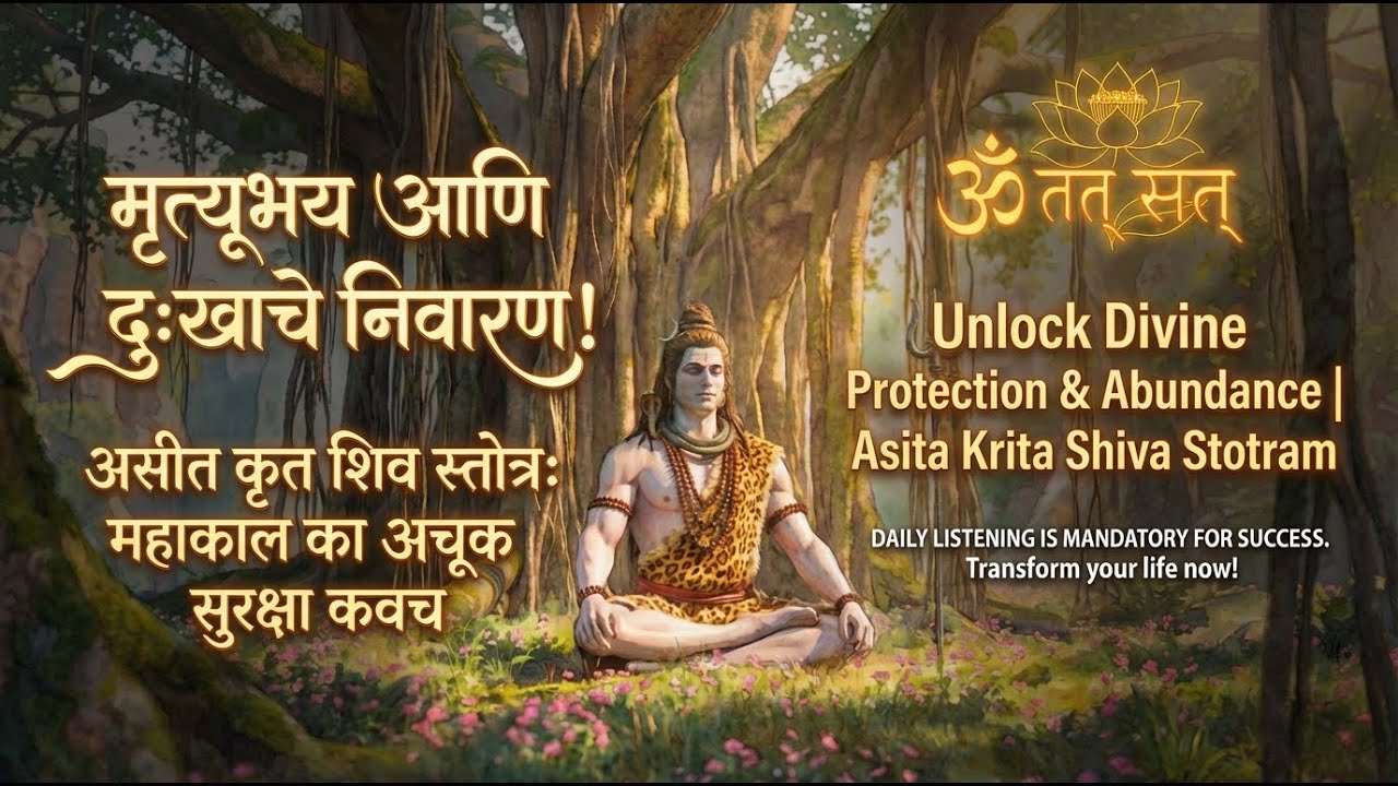 सुनते ही चमक उठेगी किस्मत| Asita Krita Shiva Stotram for Success, Wealth & Peace | Mahadev Mantra