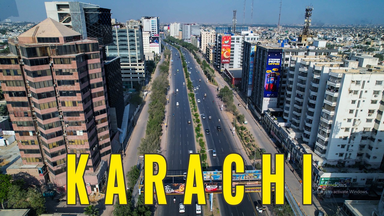 Exploring Karachi from Above: Non-Stop Drone Flight from Nursery to Malir Halt