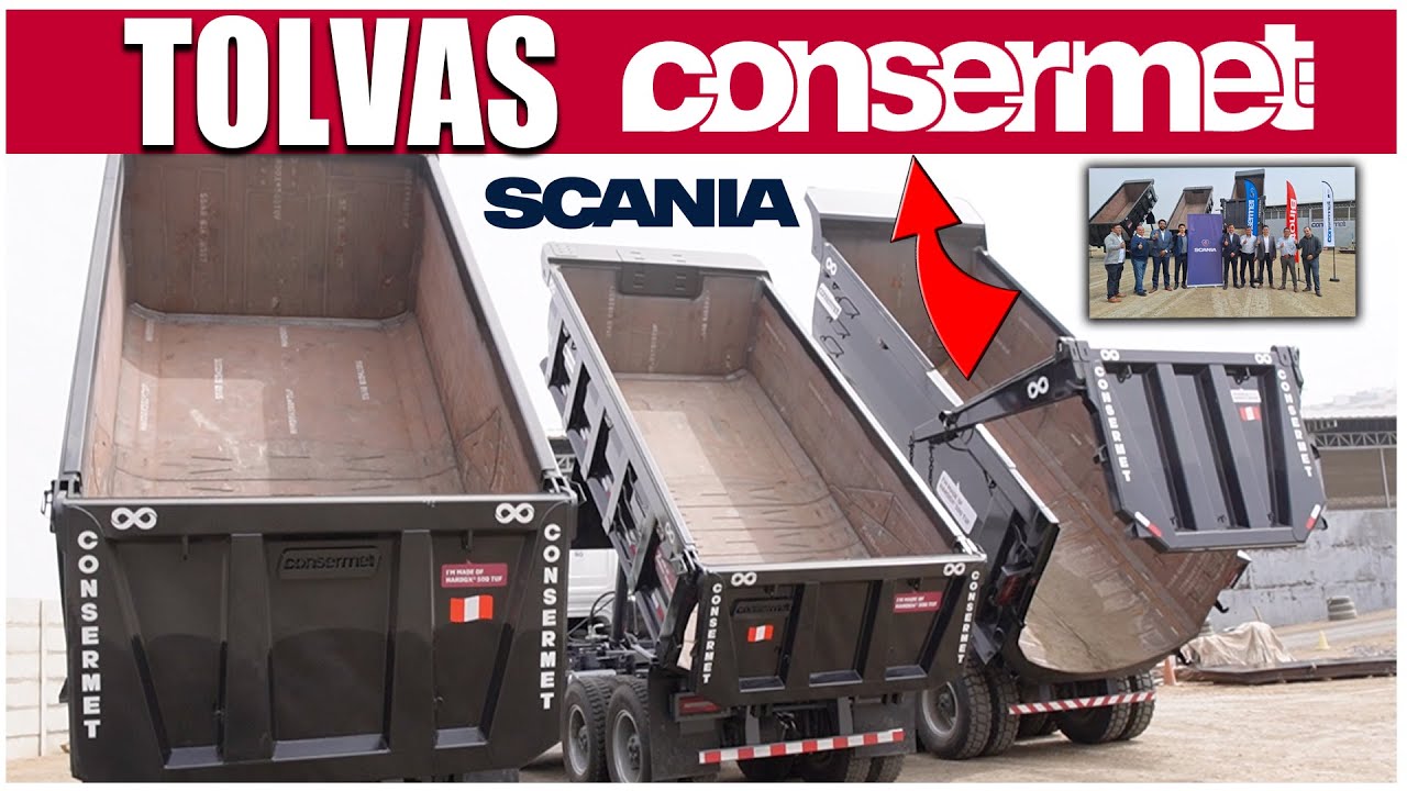 CONSERMET entrega tolvas para minería de tajo abierto y socavón para SCANIA