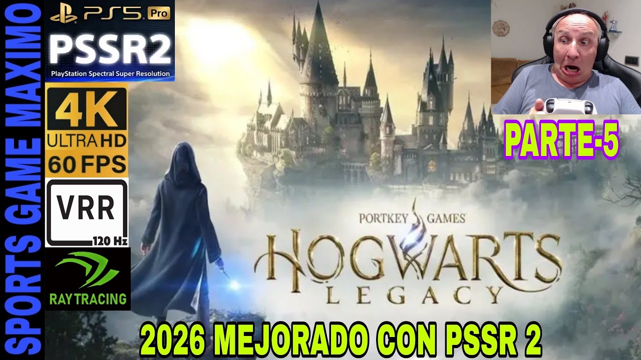 PSSR 2 ULTRA 4K/60FPS - HOGWARTS LEGACY DELUXE EDITION, PARTE-5 (PS5 PRO) GAMEPLAY ANALISIS ESPAÑOL