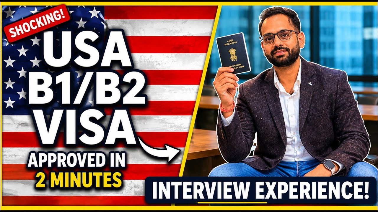 US Tourist Visa 2026 Step-by-step guide & my B1/B2 interview experience