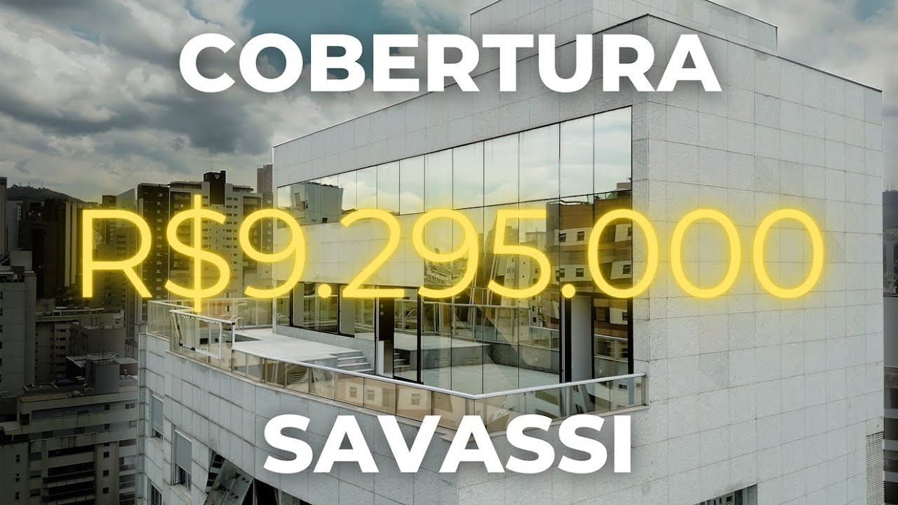 Apartamento cobertura de 506m2 a venda na Savassi em Belo Horizonte