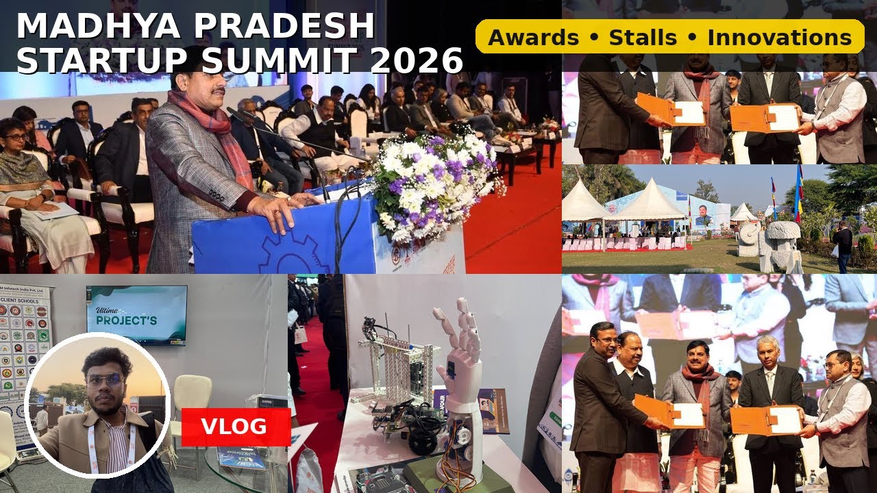 🚀 Madhya Pradesh Startup Summit 2026 | Awards 🏆 | Innovation Stalls 🤖 | MP’s Biggest Startup Event 🔥