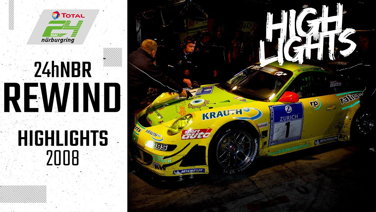 Hattrick für Manthey Racing! | 24h-Rennen Nürburgring Rewind | Highlights 2008