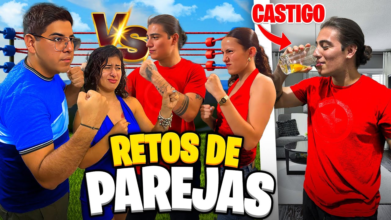 RETO ENTRE PAREJAS ❤️🤢| Hermanas JM