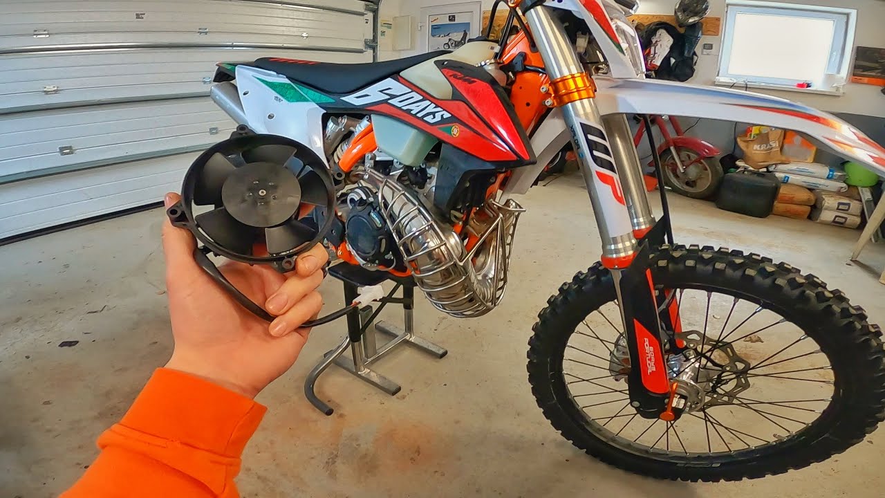 CZ/SK INSTALACE VENTILÁTORU KTM EXC TPI ( FAN KIT KTM )