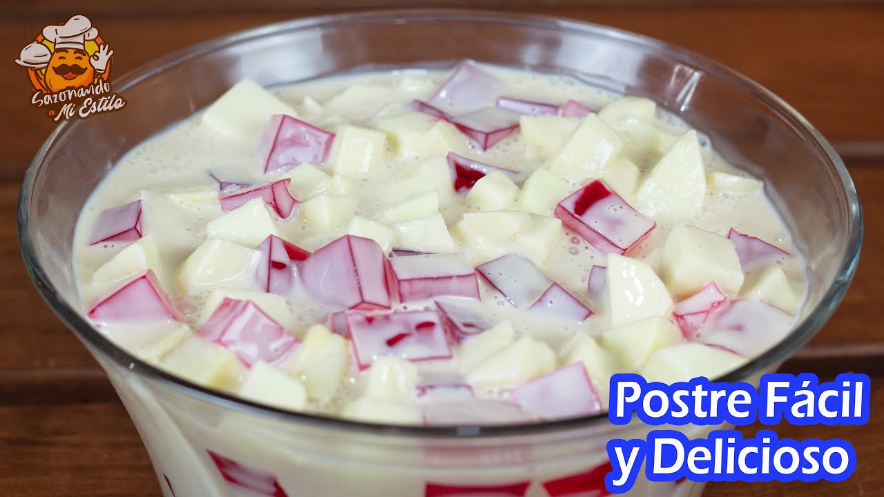 El POSTRE m&aacute;s F&Aacute;CIL y R&Aacute;PIDO con solo 4 ingredientes