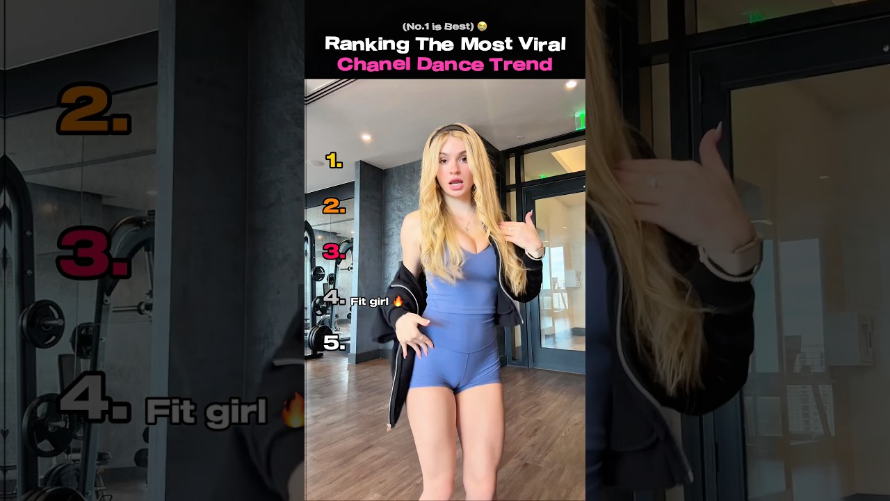 Ranking The Most Viral Chanel Dance Trend (new) #shortsviral