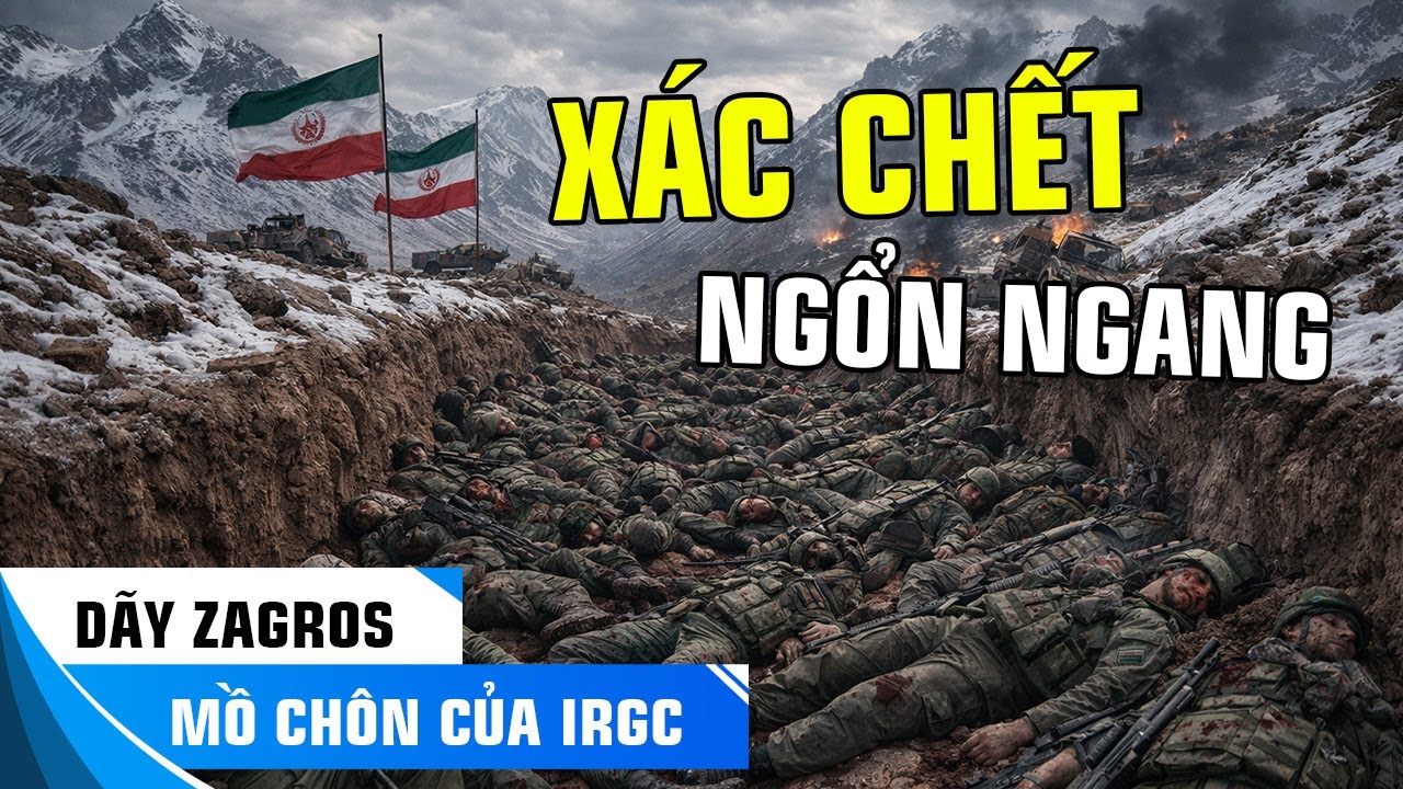DÃY ZAGROS SẼ LÀ MỒ CHÔN CỦA VIỆN QUÂN IRAN CÁCH MẠNG HỒI GIÁO