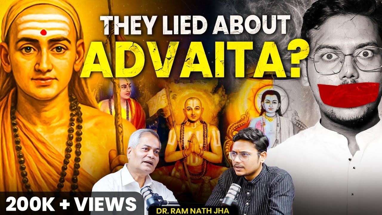 JNU Professor Explains Advaita Vedanta Like Never Before! | Dr. Ram Nath Jha on Hyper Quest Podcast
