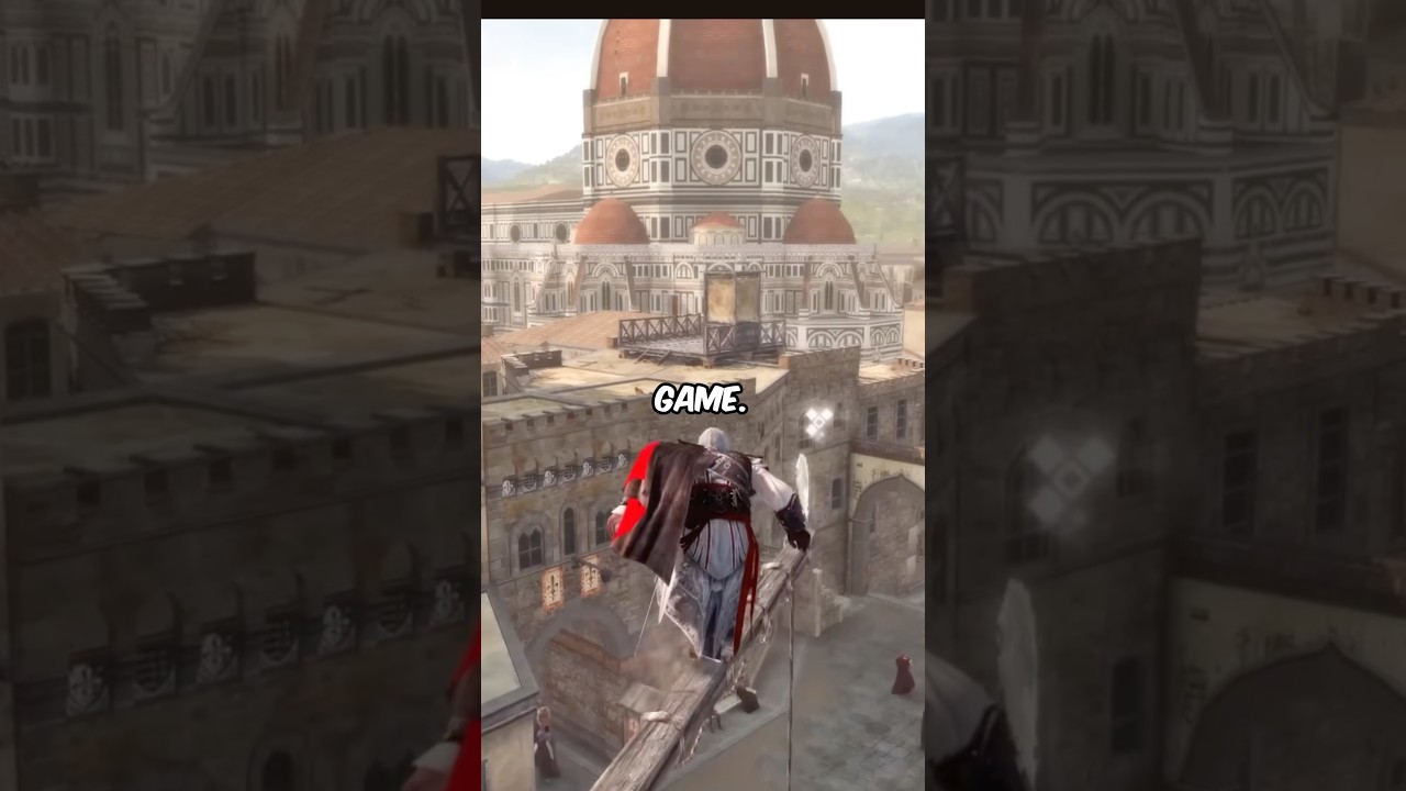 Удалось ли вам открыть этот плащ в Assassin's Creed 2? #видеоигры #assassinscreed #пасхальныеяйца