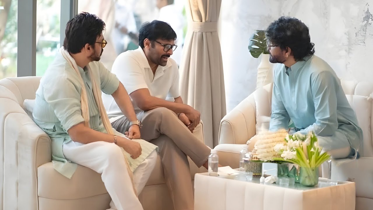 Venkatesh, Chiranjeevi at Nagarjuna Son Akhil Engagement | Akhil Akkineni, Zainab Ravdjee Marriage