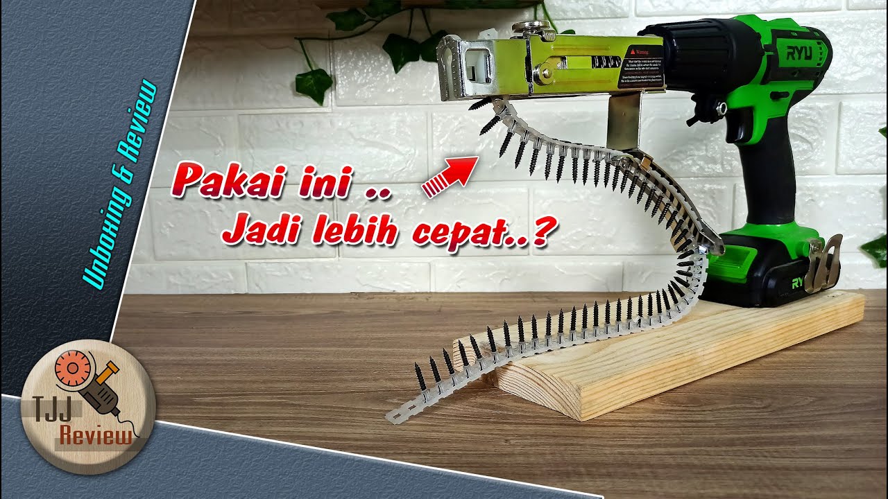 Nyekrup jadi lebih cepat dan praktis, Review Adapter mesin bor Drillpro  Chain Screw Gun