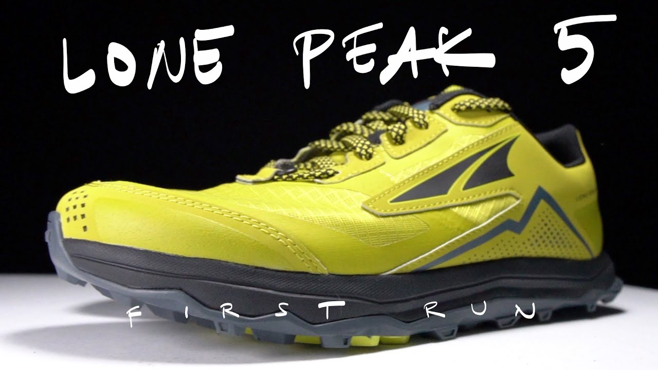 Altra Lone Peak 5 - A Road Runner Tries a Trail Shoe