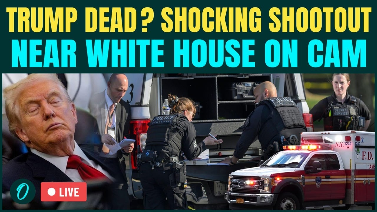 TRUMP DEAD? LIVE: SHOCKING Shootout Near White House, Armed Man Stopped By Secret Service