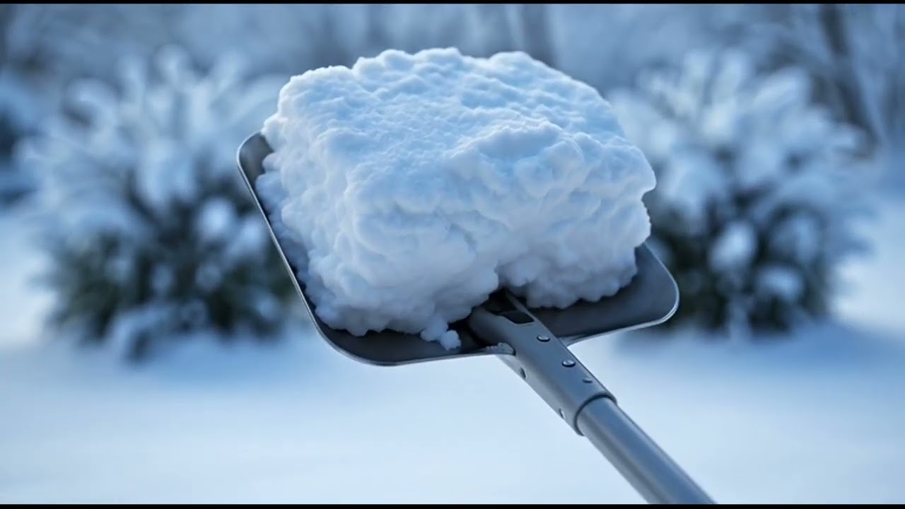 9H Snow Shoveling & Crunching ASMR • Tool Scrapes & Winter Crunch (No Talking)