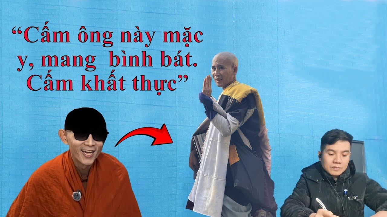 Vị sư cấm thầy Minh Tuệ mặc y áo, khất thực và phản ứng của thầy