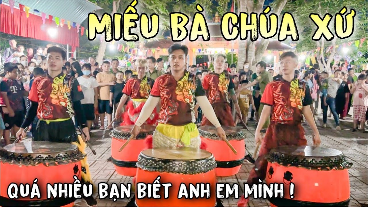 Múa Lân Miếu Bà Chúa Xứ | Quá Nhiều Khán Giả Xem