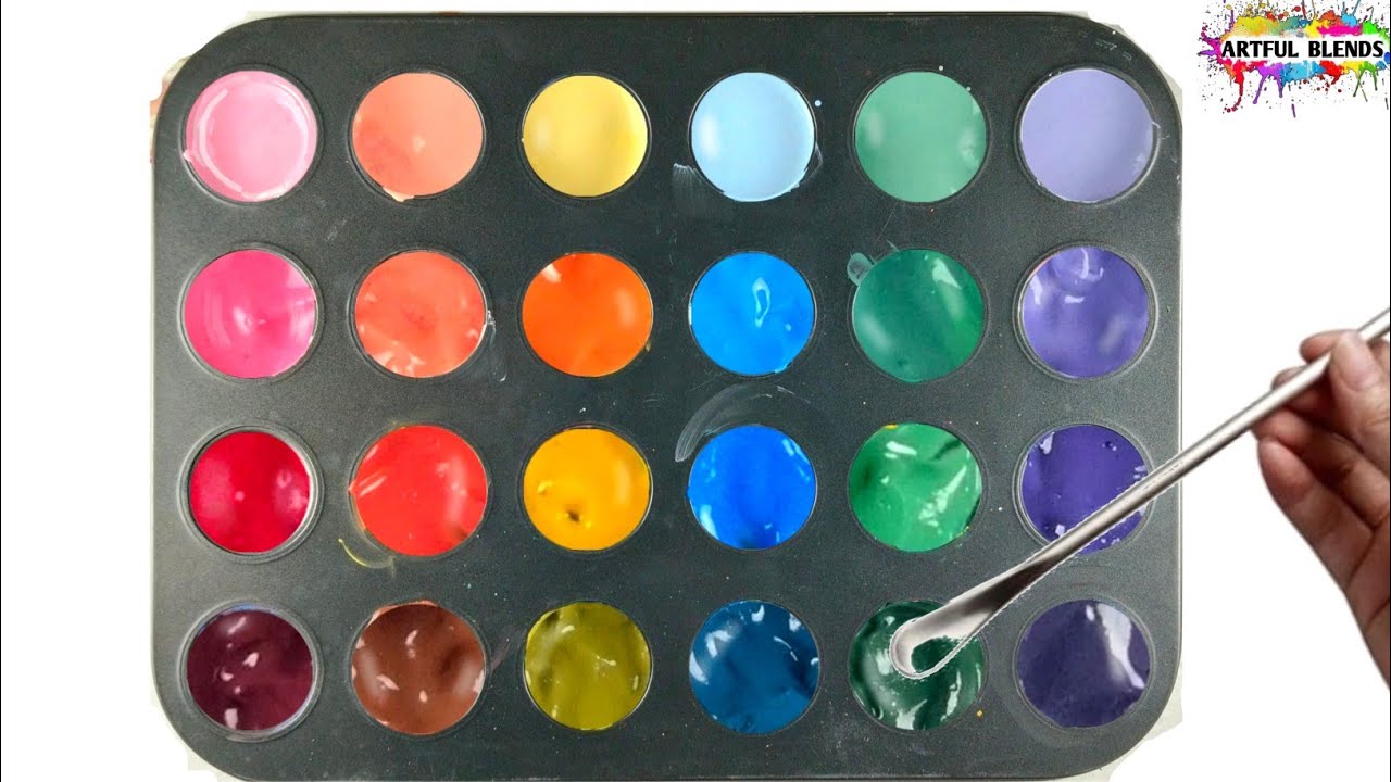 How to Mix Beautiful Colors | Creative Art Tutorial | Satisfying