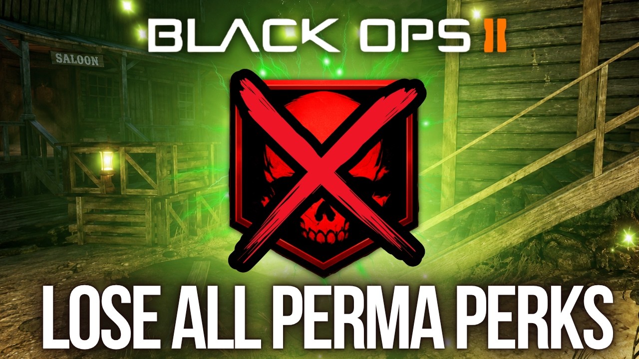 How To Lose all Perma Perks On Black Ops 2 Zombies