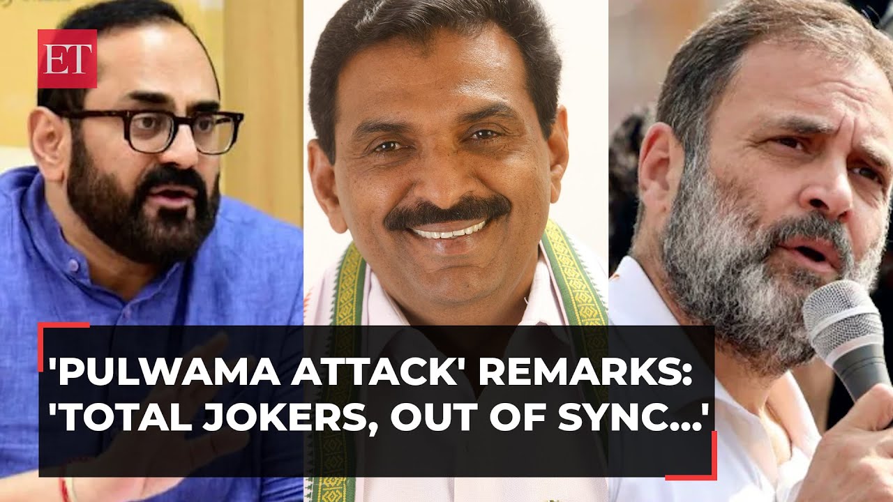 'Total jokers, out of sync...': R Chandrasekhar on Cong' MP Anto Antony's 'Pulwama attack' remarks