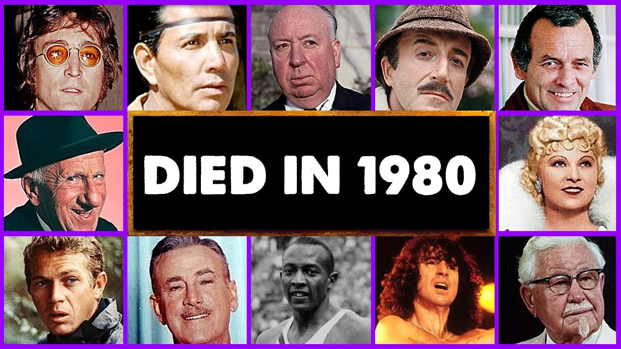 In Memoriam 1980: Remembering the Icons We Lost | Legacy Memoriam