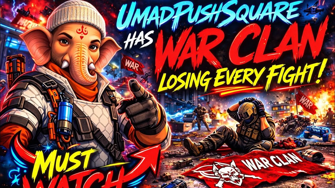 UmadPushSqaure has WAR CLAN looking pathetic 🤡 