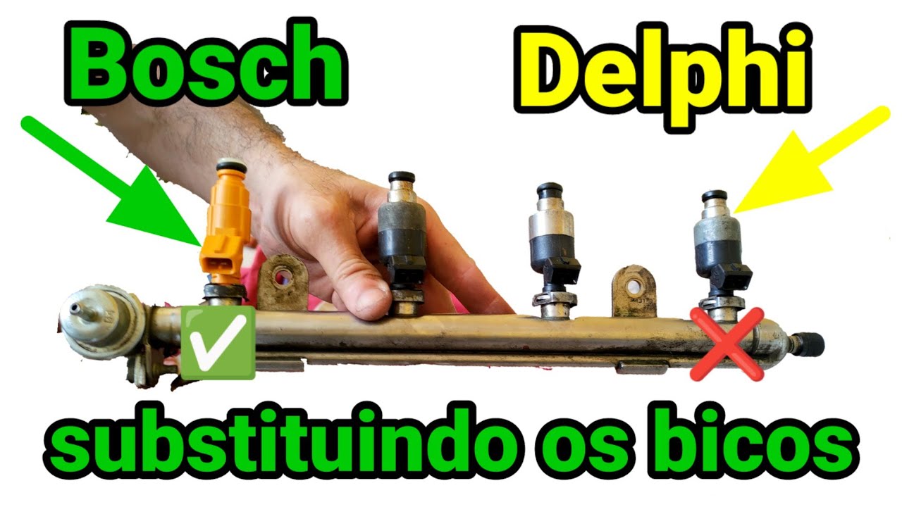 Bico Injetor Gm Corsa 1.6 Gasolina Mpfi Bosch 0280156090 substituindo os bicos injetores Delphi