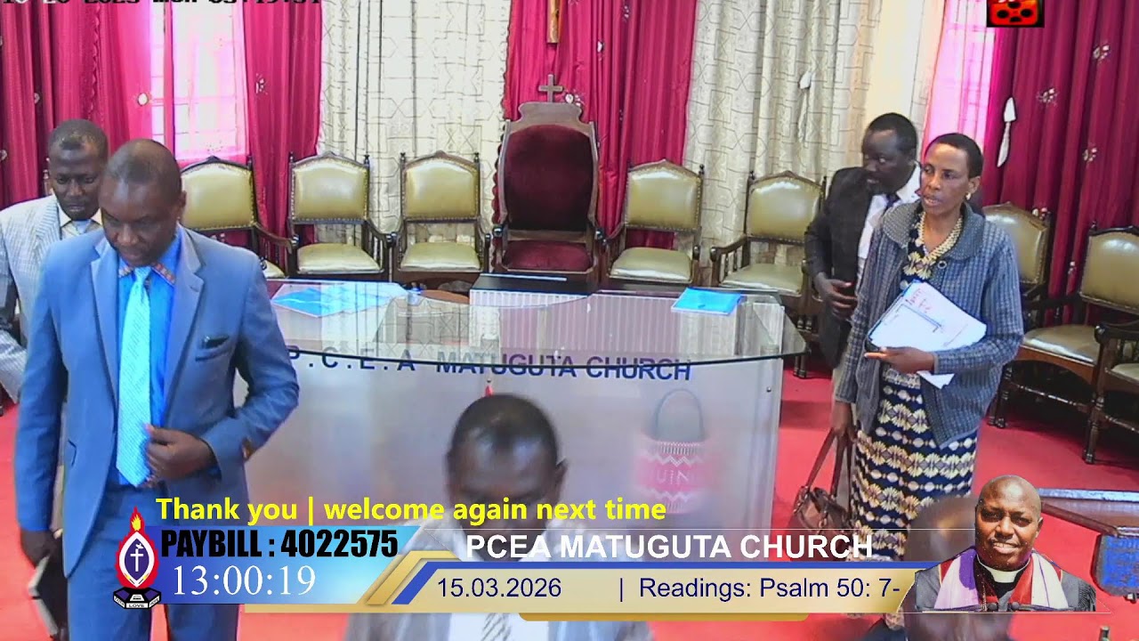 PCEA MATUGUTA CHURCH | SUNDAY SERVICE 15.03.2026